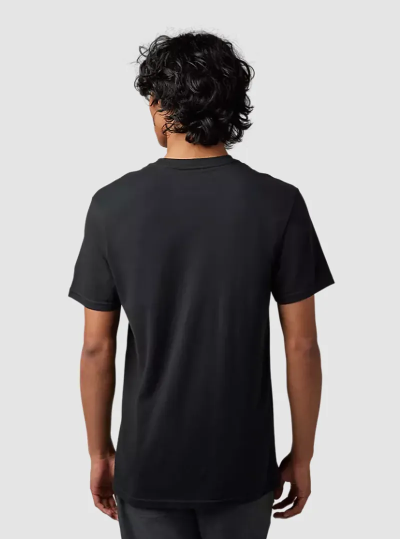 Fox Racing Absolute Short Sleeve Premium Tee in Black/White-1